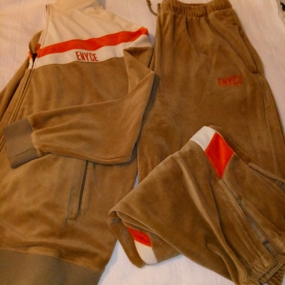 enyce velour tracksuits
